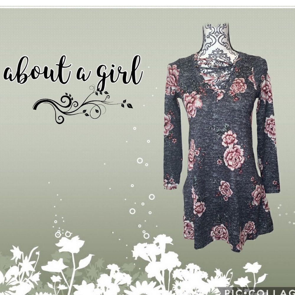 “About a girl” Long sleeve top/dress - Picture 3 of 10